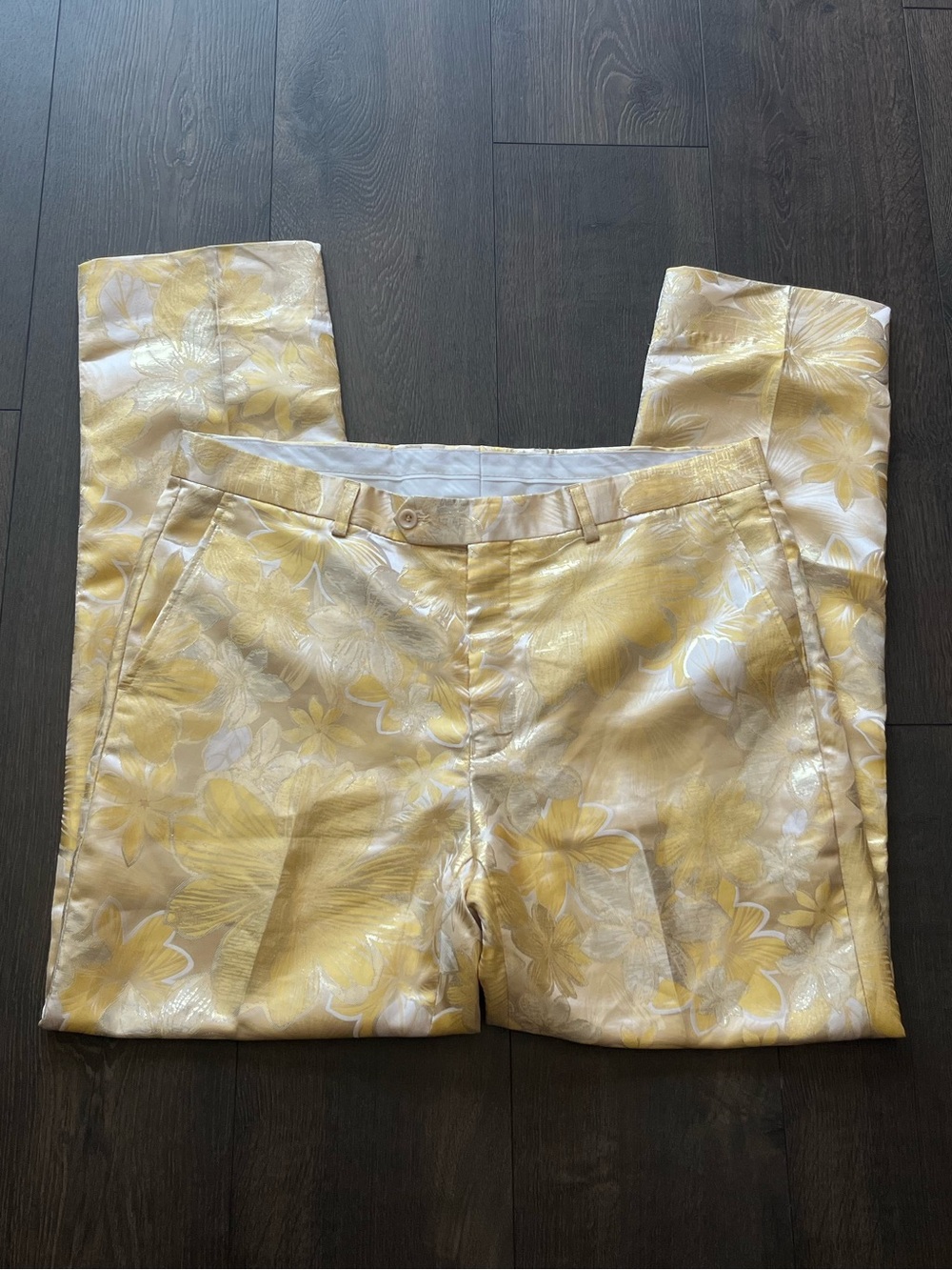 Retro Paris Floral Pants